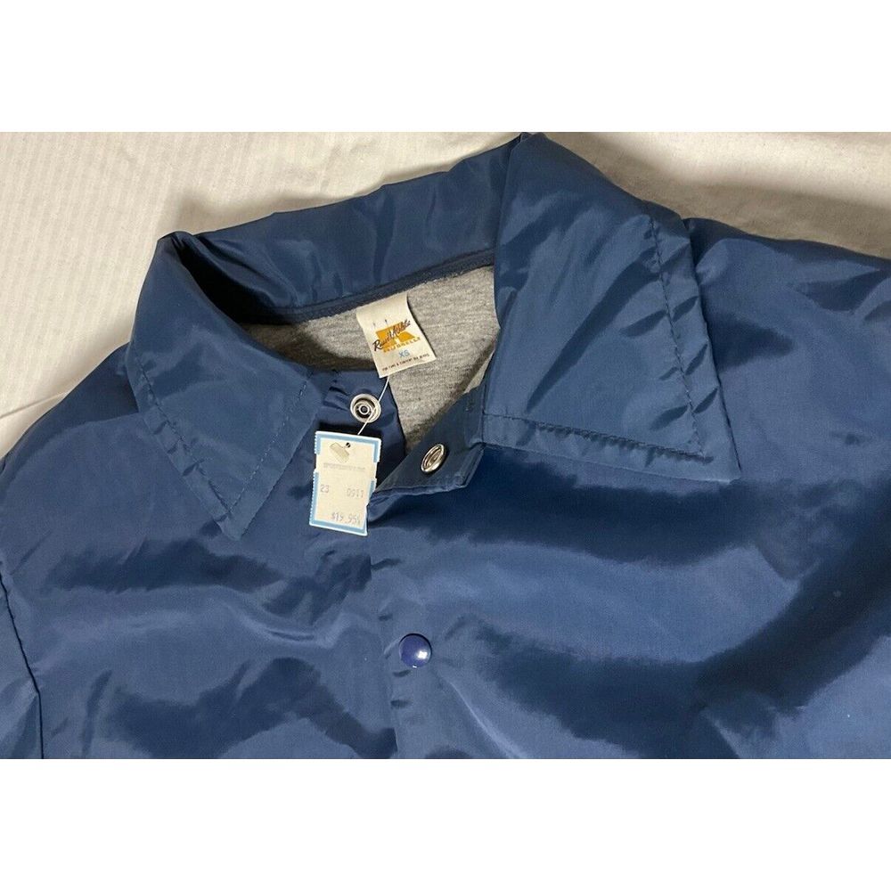Vintage Original Tags 1970's Russell Athletic Nylon Windbreaker Jacket NWT XS - Picture 6 of 8